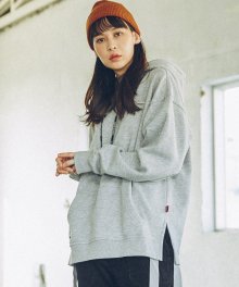 2017 STRING POINT HOODIE OVER FIT (M/GREY) [GHD031F43MG]
