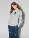 Embroidery long sleeve t-shirt