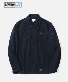 [COVERNAVY] CPO SHIRTS NAVY