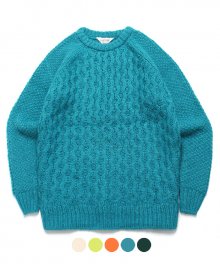 (Unisex) 캔디 알파카 니트_Turquoise