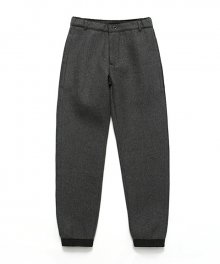 (Unisex) Wool Jogger Pants_Charcoal