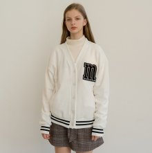 MG7F BIG M CARDIGAN (WHITE)