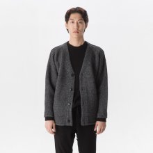 OOPARTS OPT17FWJK01GY Dropped-shoulder cardigan Grey