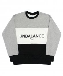 Unbalance-Crewneck Sweater - Black