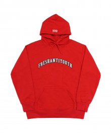 1998 College Hood Sweater - Red