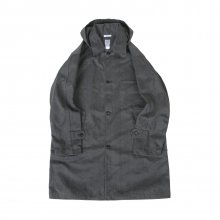 Swellmob hooded single coat -grey-