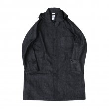 Swellmob hooded single coat -denim-