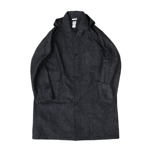 스웰맙(swellmob) Swellmob hooded single coat -denim-