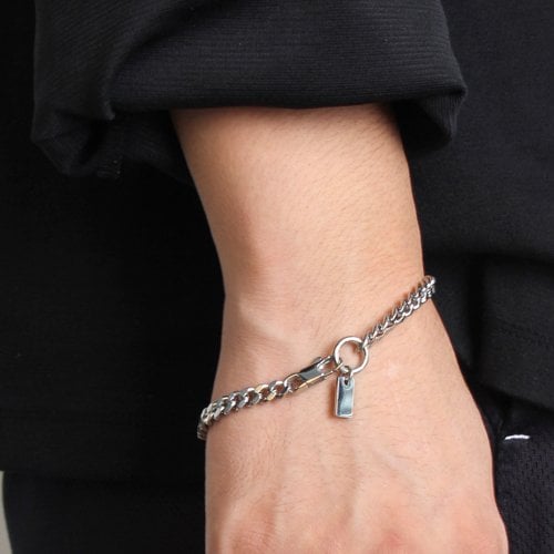 러쉬오프(rushoff) 써지컬스틸 에딕티브 팬던트 체인 팔찌