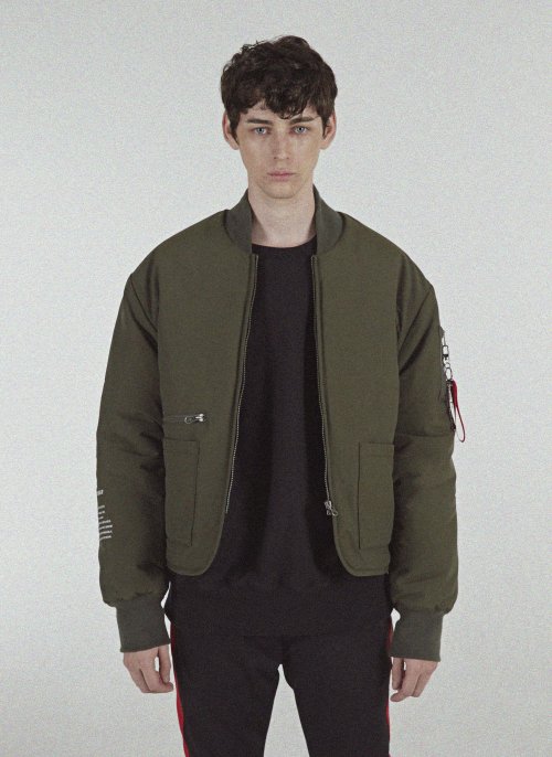oversize MA-1 жакет хаки