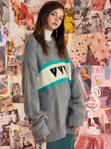 VVV LOGO GRAY PULLOVER