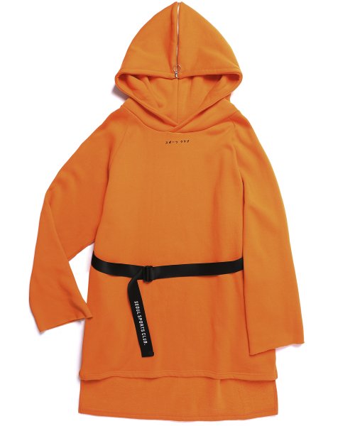 피피피(ppp) RAW SAILOR LONG HOODIE (ORANGE)