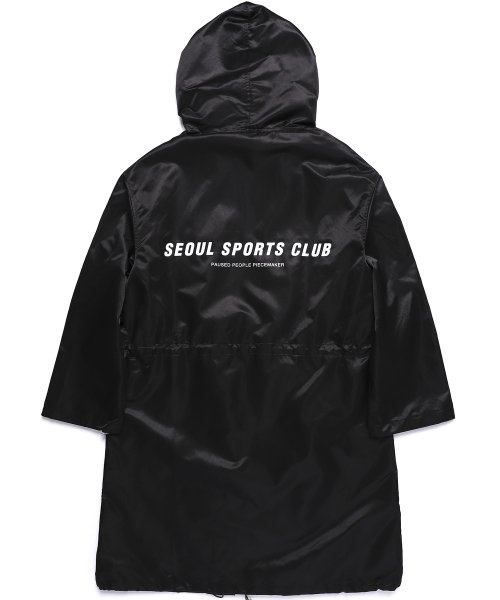 피피피(ppp) SSC BENCH COAT (BLACK)