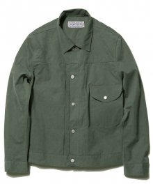 DV. LOT494 COTTON TRUCKER JKT TYPE.1 -KHAKI- (BIOFADE)