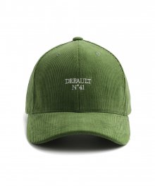 N41 CORDUROY CAP(GREEN)