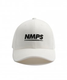 NMPS CORDUROY CAP(WHITE)