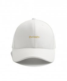 DEFAULT LEATHER CAP(WHITE)