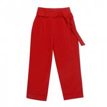 CLASSIC COTTON PANTS RED