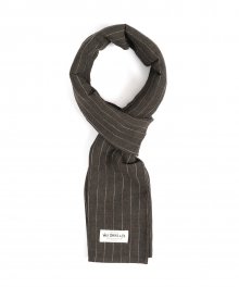 PIN STRIPE STOLE (khaki)