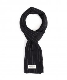 PIN STRIPE STOLE (black)