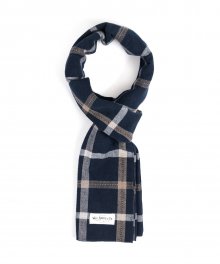 PIN CHECK STOLE (navy)