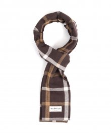 PIN CHECK STOLE (brown)