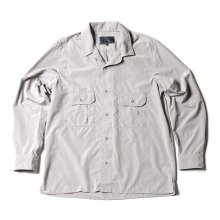 17FW OPEN COLLAR SHIRT GREY