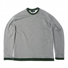 17FW OVERSIZED SWEAT GREY&GREEN