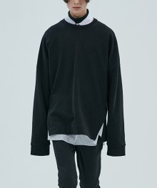 17aw oversized neutral sweatshirt [black]