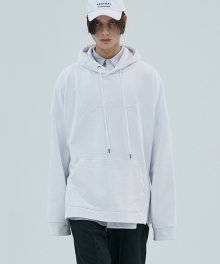 17aw oversized neutral hoodie [white]