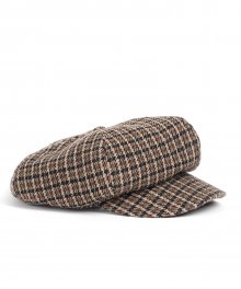 WOOL NEWSBOY CAP (brown)