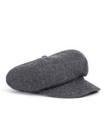 WOOL NEWSBOY CAP (grey)