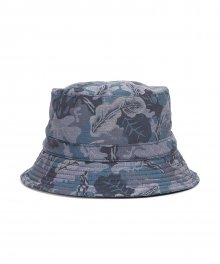 CAMO BUCKET HAT (navy)