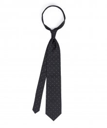 PAISLEY SILK TIE (black)