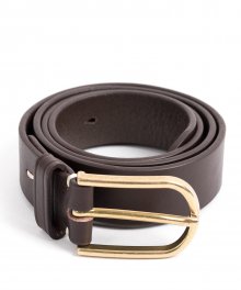 CLASSIC LEATHER BELT (dark brown)