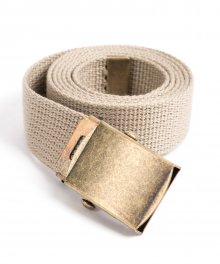 MILITARY WEBBING BELT (beige)