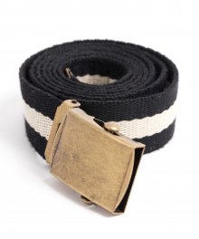 MILITARY WEBBING BELT (bk/iv)