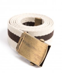 MILITARY WEBBING BELT (iv/br)