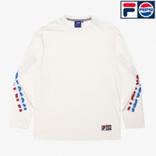 [FILA X PEPSI] 레터링 티셔츠 (FS2RLZ3635XOWH)