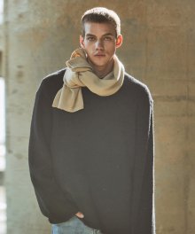 Oversize Alpaca Knit - Black / Over Fit