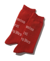 RADIALL / CHEECHS 2PACK SOX / RED