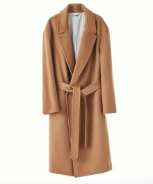 17aw oversized gown coat [camel]