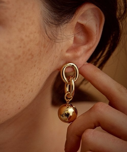 러브미몬스터(LOVE ME MONSTER) Bold Chain & Ball Earrings 러브미몬스터(LOVE ME MONSTER) Bold Chain & Ball Earrings