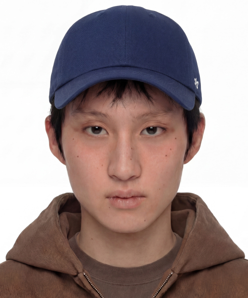 언더컨트롤(undercontrol) 코튼 로고 볼캡 HYPER NUMBER / AUTHENTIC B B / 22 D BLUE