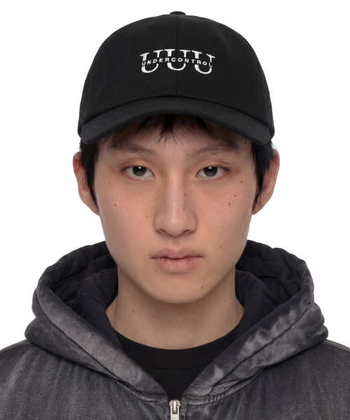언더컨트롤(undercontrol) 코튼 로고 볼캡 TRIPLE U / CLASSIC B B / BLACK