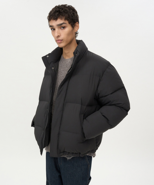 인사일런스(insilence) 에센셜 다운 자켓 BLACK