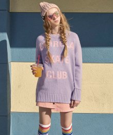 (TS-0075)ROLA CLUB KNIT LAVENDER