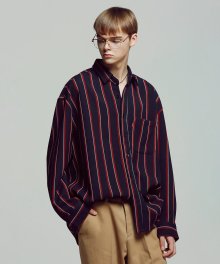 London Stripe Shirts - Red