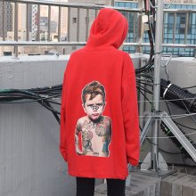 [DUCKDIVE]+82 TB HOODIE - RED