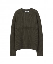 유니섹스 아플리케 똘레뇨 스웨터  atb165u(Khaki)